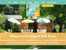 Tablet Screenshot of camping-belleriviere.com